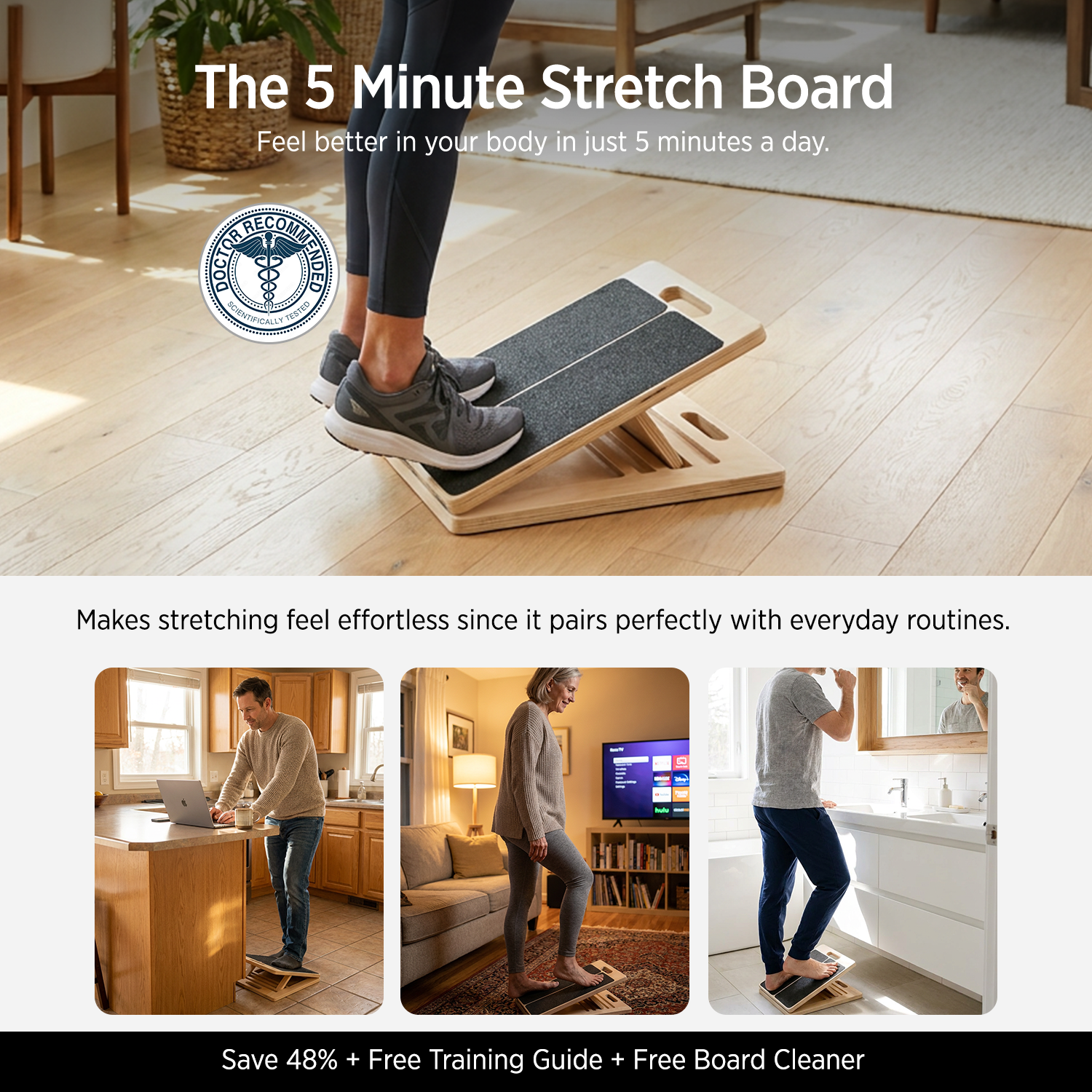 Planche d’étirement & de mobilité (+ Guide d’entraînement gratuit)